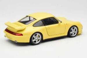 Porsche 911 993 Turbo S Jaune UT Models 1:18 27836 Métal — image 3 sur 8