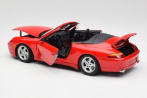 Porsche 911 996 Cabriolet Rouge Gate 1:18 1051 Métal — image 5 sur 8