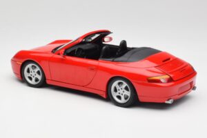Porsche 911 996 Cabriolet Rouge Gate 1:18 1051 Métal — image 7 sur 8