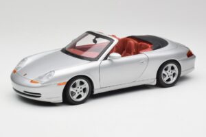 Porsche 911 996 Cabriolet Argent Gate 1:18 1052 Métal