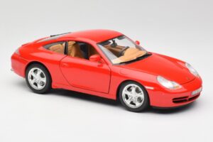 Porsche 911 996 Carrera 4 Rouge Bburago 1:18 30085 Métal — image 6 sur 8