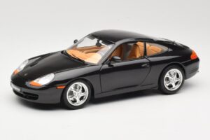 Porsche 911 996 Carrera Noir Bburago 1:18 3385-M2 Métal