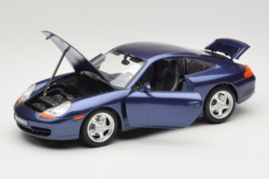Porsche 911 996 Carrera Bleu Bburago 1:18 WAP02100897 Métal — image 2 sur 8