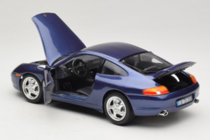 Porsche 911 996 Carrera Bleu Bburago 1:18 WAP02100897 Métal — image 5 sur 8