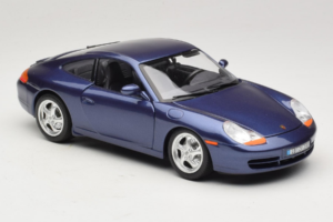 Porsche 911 996 Carrera Bleu Bburago 1:18 WAP02100897 Métal — image 6 sur 8