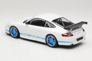 Porsche 911 996 GT3 RS Blanc Bandes Bleues Minichamps 1:18 155062021 Métal — image 5 sur 6