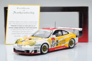Porsche 911 996 GT3 RSR #68 M. Marsh FIA GT Zhuhai 2005 AUTOart 1:18 80582 Métal — image 8 sur 8