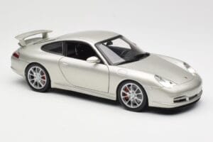 Porsche 911 996 GT3 Argent Hot Wheels 1:18 C2590 Métal — image 6 sur 8