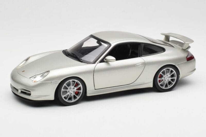 Porsche 911 996 GT3 Argent Hot Wheels 1:18 C2590 Métal