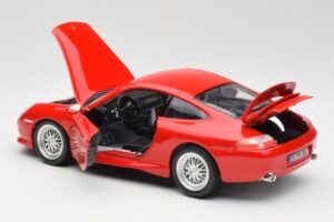 Porsche 911 996 GT3 Strasse Rouge Bburago 1:18 30395 Métal — image 5 sur 8