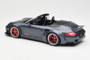 Porsche 911 997 Cabriolet Liberty Walk Gris GT Spirit 1:18 GT463 Résine — image 5 sur 6