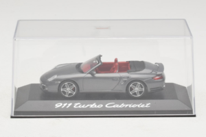 Porsche 911 997 Turbo Cabriolet Grey Metallic Minichamps 1:43 WAP02015216 Métal — image 4 sur 5