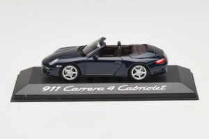 Porsche 911 997 Carrera 4 Cabriolet Bleu Foncé Minichamps 1:43 WAP02015216-P1 Métal