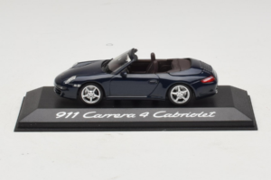 Porsche 911 997 Carrera 4 Cabriolet Bleu Foncé Minichamps 1:43 WAP02015216-R1 Métal