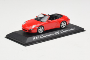 Porsche 911 997 Carrera 4S Cabriolet Rouge Minichamps 1:43 WAP02015316 Métal — image 2 sur 5