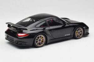 Porsche 911 997 GT2 RS Noir & Argent Roues Minichamps 1:18 100069401 Métal — image 3 sur 8