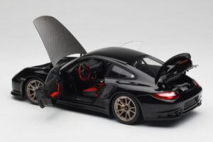 Porsche 911 997 GT2 RS Noir & Argent Roues Minichamps 1:18 100069401 Métal — image 5 sur 8