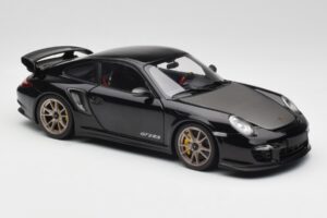 Porsche 911 997 GT2 RS Noir & Argent Roues Minichamps 1:18 100069401 Métal — image 6 sur 8
