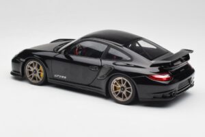 Porsche 911 997 GT2 RS Noir & Argent Roues Minichamps 1:18 100069401 Métal — image 7 sur 8