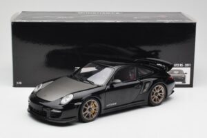 Porsche 911 997 GT2 RS Noir & Argent Roues Minichamps 1:18 100069401 Métal — image 8 sur 8