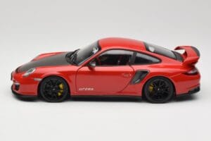 Porsche 911 997 GT2 RS Rouge Avec Jantes Noires Minichamps 1:18 100069407 Métal — image 4 sur 8