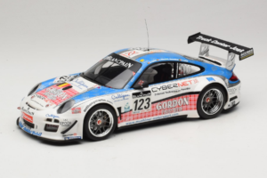 Porsche 911 997 GT3 R #123 Muhlner Motorsport E. Fumal / E. Thiry 24 Hours of Spa 2011 Minichamps 1:18 151118923 Métal
