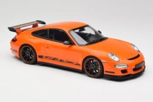 Porsche 911 997 GT3 RS Orange Minichamps 1:18 155062122 Métal — image 4 sur 6