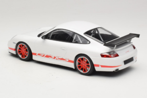 Porsche 911 996 GT3 RS Blanc Bande Rouge Minichamps 1:18 155062020 Métal — image 5 sur 6