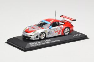 Porsche 911 997 GT3 RSR #80 Flying Lizard J. Van Overbeek / J. Bergmeister / S. Neiman 24 Hours of Le Mans 2008 Minichamps 1: — image 2 sur 4
