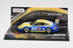 Porsche 911 997 GT3 RSR #3 24 Hours Nurburgring 2008 Minichamps 1:43 437087803 Métal