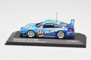Porsche 911 997 GT3 RSR #77 Felbermayr-Proton Davidson / Henzler 24 Hours of Le Mans 2008 Minichamps 1:43 400087877 Métal