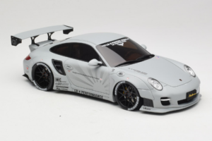 Porsche 911 997 Liberty Walk Gris GT Spirit 1:18 GT126 Résine — image 4 sur 6