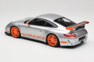 Porsche 911 997.1 GT3 RS Argent avec Jantes Orange Minichamps 1:18 155062120 Métal — image 5 sur 6