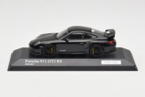 Porsche 911 997.2 GT2 RS Noir avec Jantes Noires Minichamps 1:43 400069404 Métal