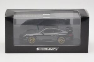 Porsche 911 997.2 GT2 RS Noir avec Jantes Dorées Minichamps 1:43 400069402 Métal — image 4 sur 4