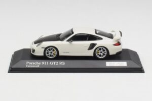 Porsche 911 997.2 GT2 RS Blanc avec Jantes Argentées Minichamps 1:43 400069405 Métal