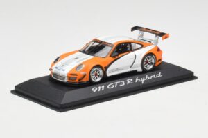 Porsche 911 GT3 R Hybrid 997.2 Presentation White Orange Minichamps 1:43 WAP0201170B Métal — image 2 sur 4
