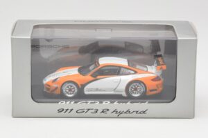 Porsche 911 GT3 R Hybrid 997.2 Presentation White Orange Minichamps 1:43 WAP0201170B Métal — image 4 sur 4