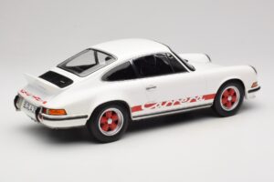 Porsche 911 Carrera RS 2.7 Grand Prix White With Red Norev 1:12 127514 Métal — image 2 sur 6