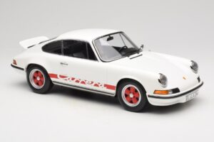 Porsche 911 Carrera RS 2.7 Grand Prix White With Red Norev 1:12 127514 Métal — image 4 sur 6