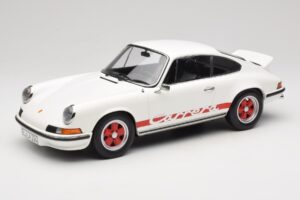 Porsche 911 Carrera RS 2.7 Grand Prix White With Red Norev 1:12 127514 Métal