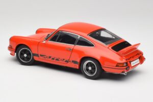 Porsche 911 Carrera RS 2.7 Orange & Bandes Noires AUTOart 1:18 78054 Métal — image 7 sur 8