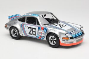 Porsche 911 Carrera RSR Group 4 GT #26 Martini Racing H. Muller / G. van Lennep GT Class Winner 1000 km Dijon 1973 Minichamps — image 4 sur 6