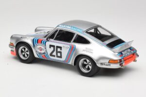 Porsche 911 Carrera RSR Group 4 GT #26 Martini Racing H. Muller / G. van Lennep GT Class Winner 1000 km Dijon 1973 Minichamps — image 5 sur 6