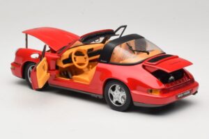 Porsche 911 Carrera Targa Rouge Anson 1:18 3054 Métal — image 5 sur 8
