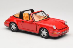 Porsche 911 Carrera Targa Rouge Anson 1:18 3054 Métal — image 6 sur 8