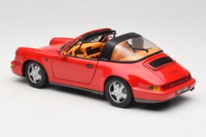 Porsche 911 Carrera Targa Rouge Anson 1:18 3054 Métal — image 7 sur 8