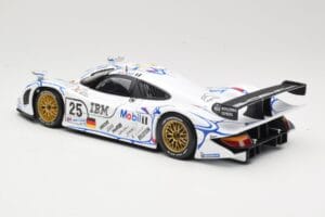 Porsche 911 GT1 #25 Porsche AG U. Alzen / J. Muller / B. Wollek 24 Hours of Le Mans 1998 Maisto 1:18 56052 Métal — image 7 sur 8