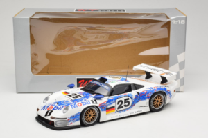 Porsche 911 GT1 #25 H. Stuck / T. Boutsen / B. Wollek 24 Hours of Le Mans 1996 UT Models 1:18 180966625 Métal — image 8 sur 8
