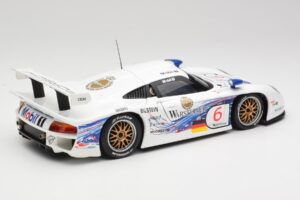 Porsche 911 GT1 #6 T. Boutsen / H-J. Stuck 1997 UT Models 1:18 39720 Métal — image 3 sur 8